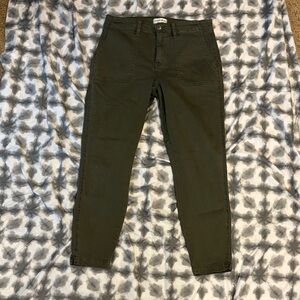 Women's Olive Skinny Pants